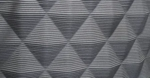 Close up shot of diamond printed pattern